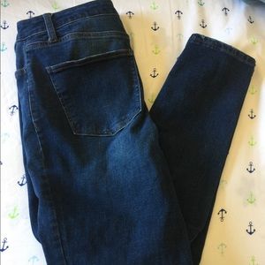 LC Lauren Conrad blue jeans high rise